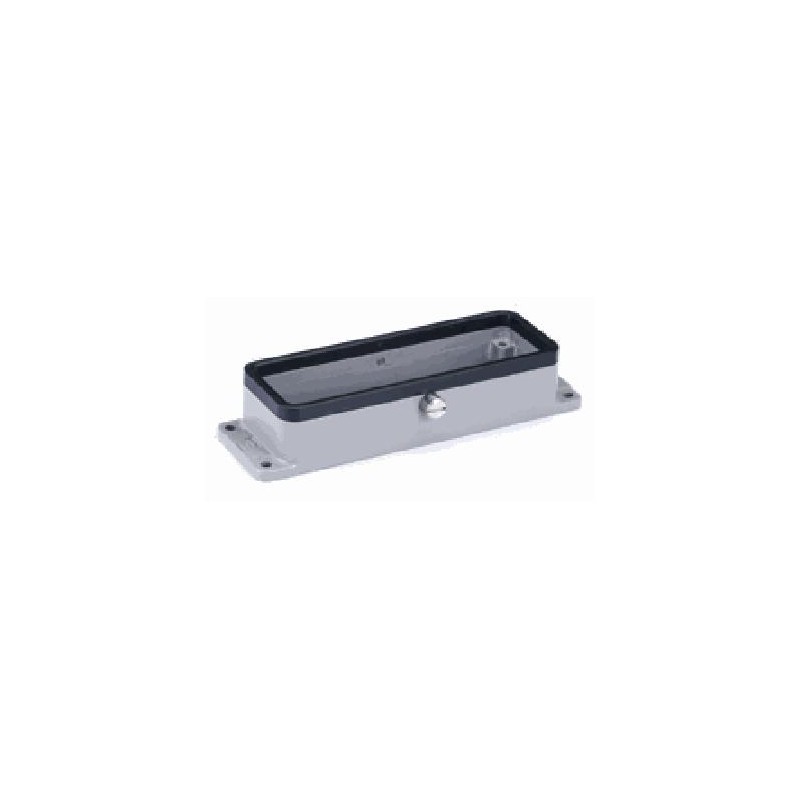 Embase encastrée 24B, Aluminium moulé sous pression, acier inoxydable, IP65, Sortie basse